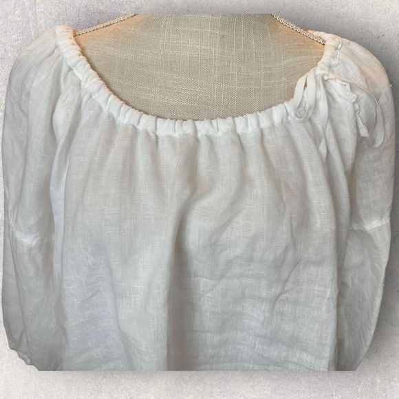 Women’s Johnny Was Linen Top Size Medium - Picture 2 of 11